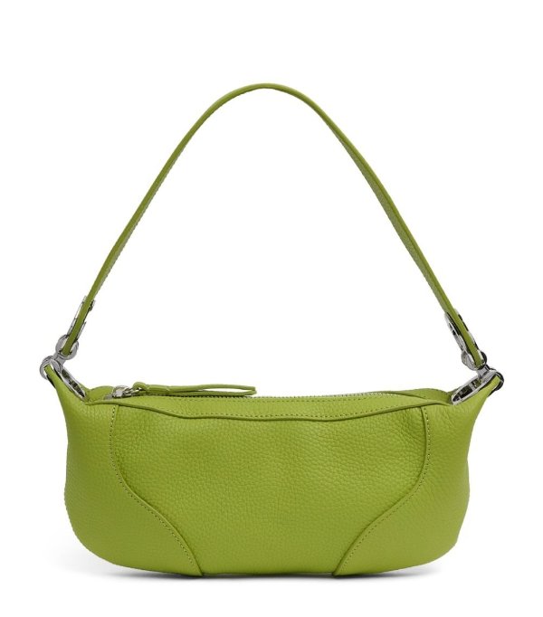 Sale | BY FAR Mini Leather Amira Shoulder Bag | Harrods US