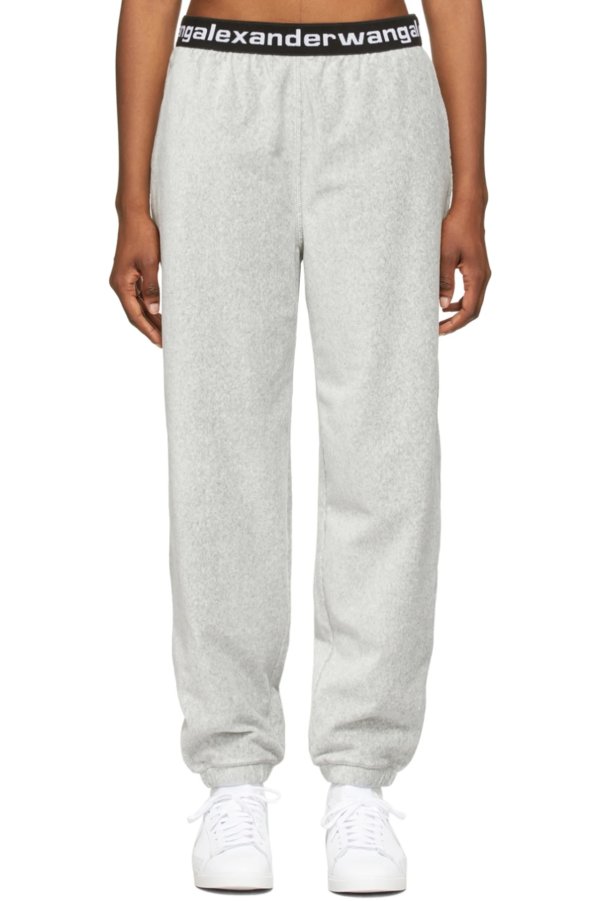 Grey Stretch Corduroy Lounge Pants
