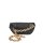 The Chain Pouch black leather belt bag
