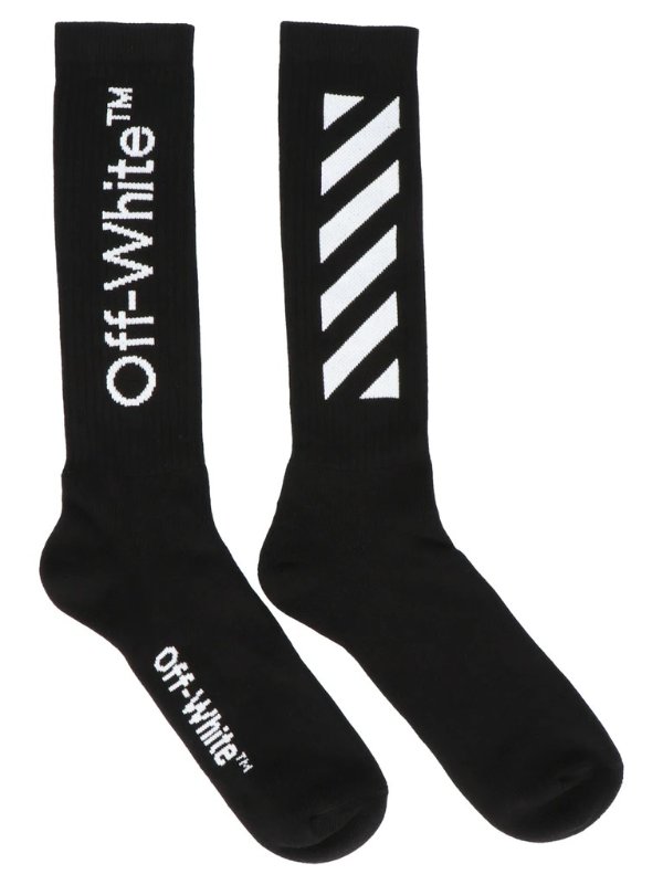 Diagonal Mid-Length Socks