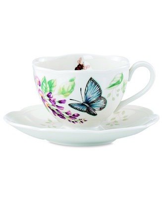 Dinnerware, Butterfly Meadow Butterfly Cup and Saucer Set