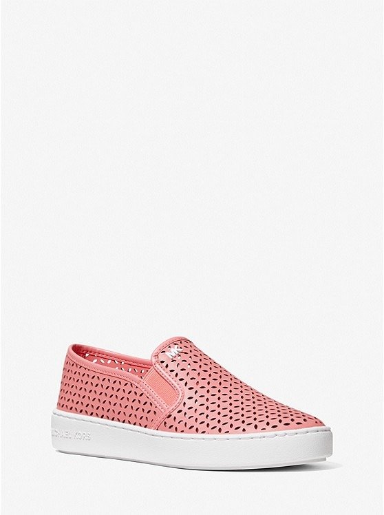 Olivia Perforated Leather Slip-On Sneaker
