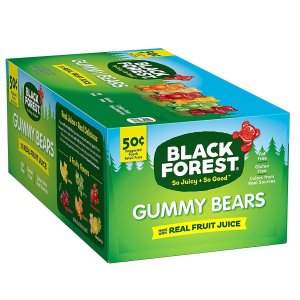 Black Forest Gummy Bears Candy, 1.5 Ounce, Pack of 24