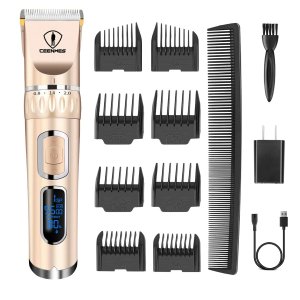 Ceenwes Hair Clippers 3-Speed Cordless Heavy Duty Clippers