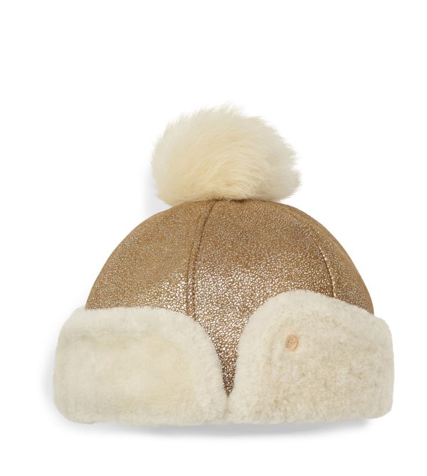Sheepskin Pom Hat