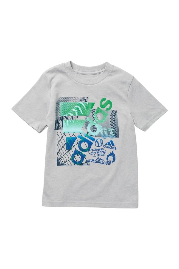 Logo Cotton Heather T-Shirt(Toddler, Little Boys, & Big Boys)