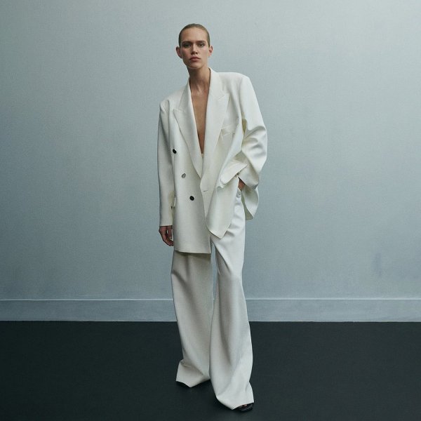 Buttoned suit blazer - Studio - Massimo Dutti