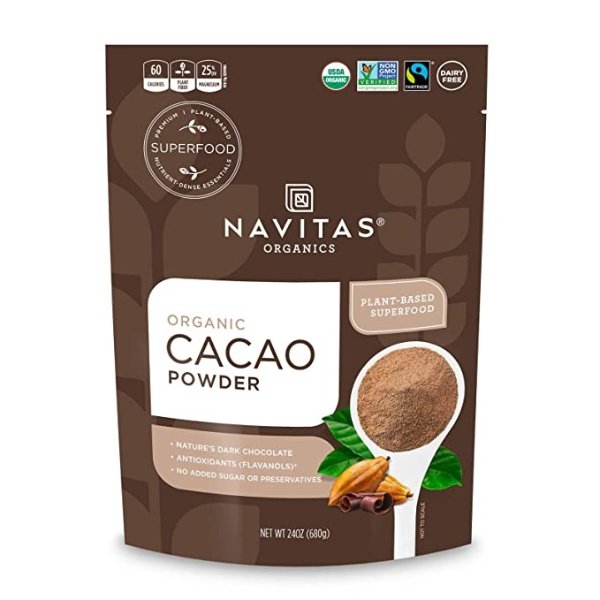 Cacao Powder, 24 oz. Bag — Organic, Non-GMO, Fair Trade, Gluten-Free