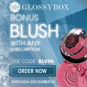 with any subscription at GlossyBox