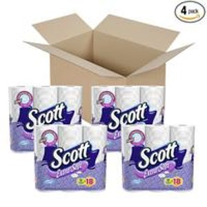 Scott Extra Soft Bath Tissue Rolls, 9 Count (Pack of 4)