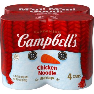 Campbell's 浓缩鸡肉面条汤 10.75oz 4罐