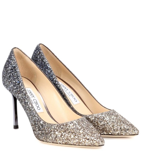 Exclusive to mytheresa.com – Romy 85 glitter pumps
