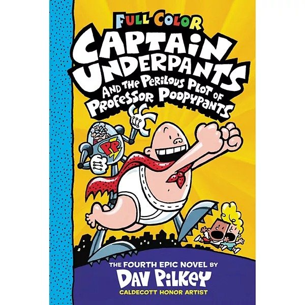 ® Captain Underpants #4: Perilous Plot Of Professor Poopypants Children's Book