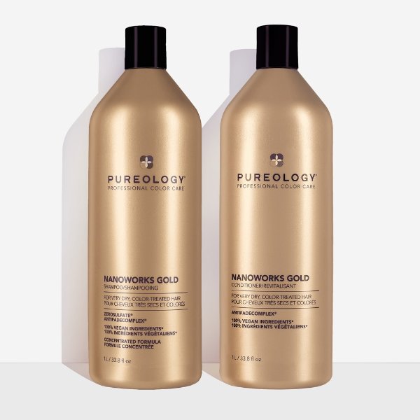 Nanoworks Gold Shampoo & Conditioner Duo For Dull, Very Dry Hair - Pureology