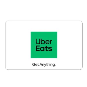 Uber+Uber Eats $100 电子礼卡