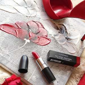 Today Only: with your $35+ lipstick purchase @ MAC Cosmetics