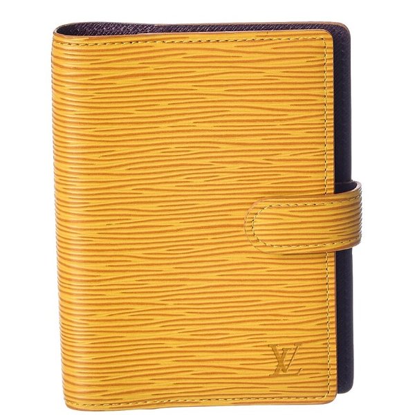 Yellow Epi Leather Agenda PM (Authentic Pre-Owned)