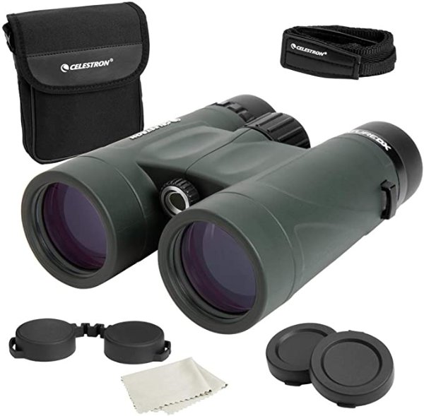 – Nature DX 8x42 Binoculars – Outdoor and Birding Binocular – Fully Multi-coated with BaK-4 Prisms – Rubber Armored – Fog & Waterproof Binoculars – Top Pick Optics