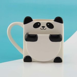 PALADONE Panda Hug Mug with Cookie Pocket