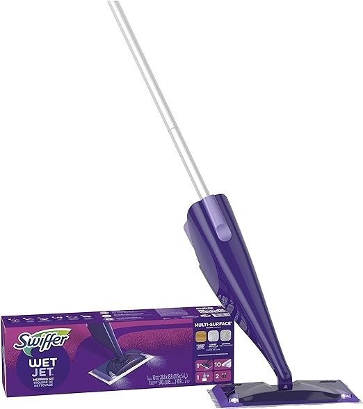 WetJet Hardwood and Floor Spray Mop Cleaner Starter Kit