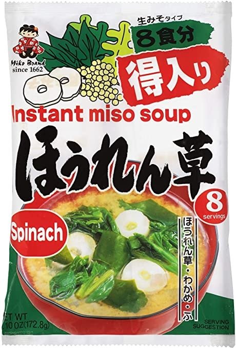 Miko Brand 菠菜口味即食味增汤