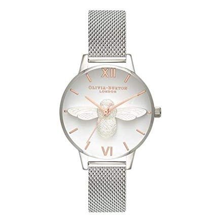 3D Bee White Dial Ladies Watch OB16AM146
