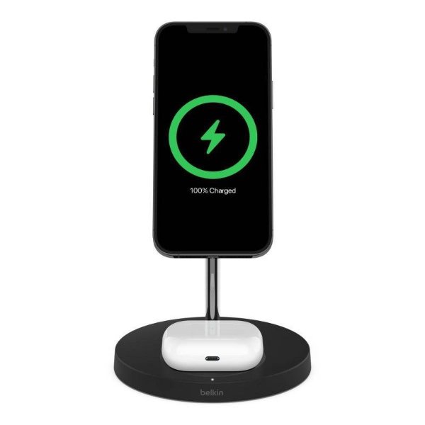 BoostCharge Pro 2 in 1 Magnetic Wireless Charger with MagSafe