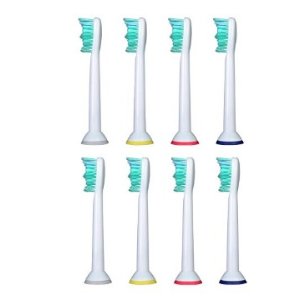 Toothbrush Heads Compatible with Philips Sonicare/Flexcare/Diamond Clean, 8 count