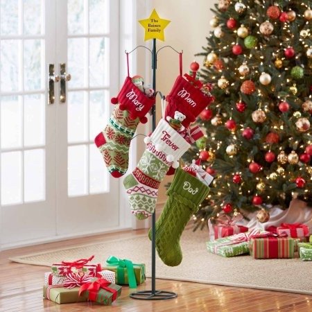 Personalized Metal Christmas Stocking Holder - Walmart.com