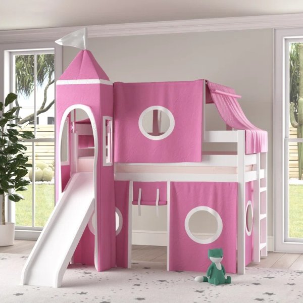 Aisling Twin Solid Wood Loft Bed by Zoomie Kids