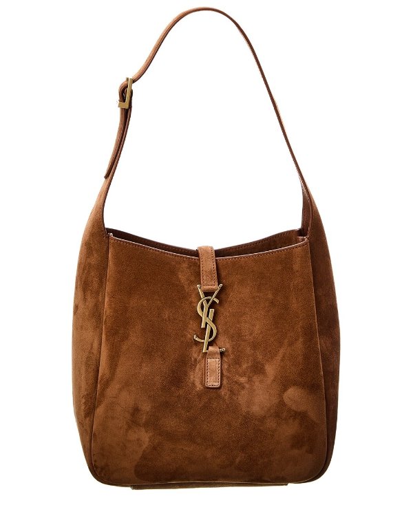 Le 5 A 7 Small Suede Hobo Bag