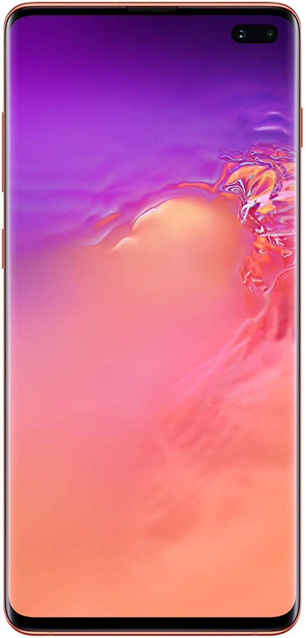 Samsung Galaxy S10+ Plus Factory Unlocked Phone with 128GB (U.S. Warranty), Flamingo Pink - SM-G975UZIAXAA