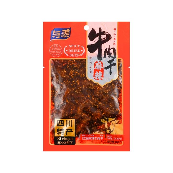 YUMEI Spicy Beef Jerky Chili Oil Flavor 