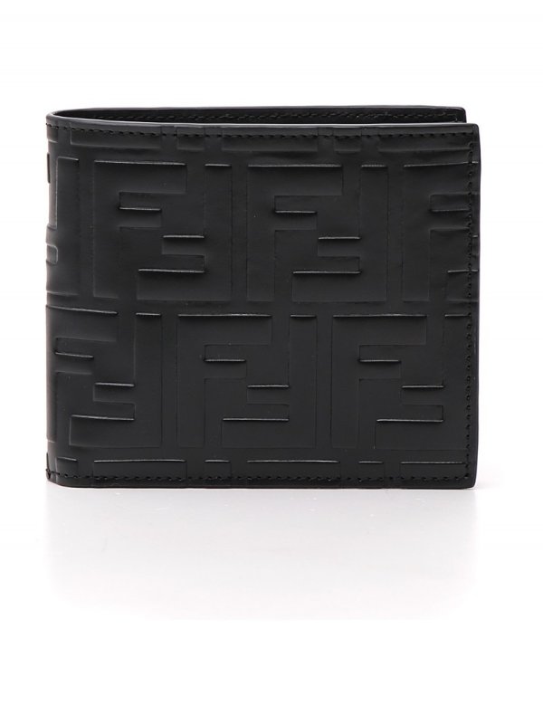 Men's Billfold Wallet Ff Black Fd Embossed 8Cc Wallet