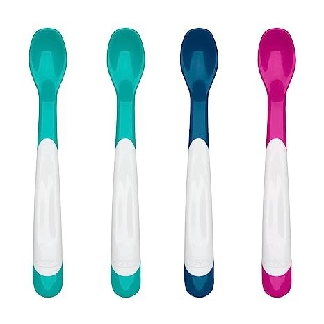 Tot Infant Feeding Spoon, Multipack , 4 Count (Pack of 1)