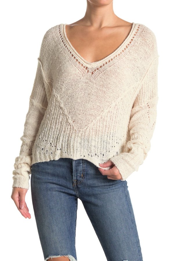 Seashell Crop Sweater