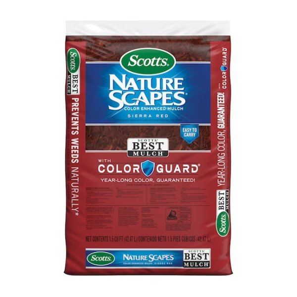 Scotts Nature Scapes Color Enhanced 1.5-cu ft Sierra Red Blend Mulch