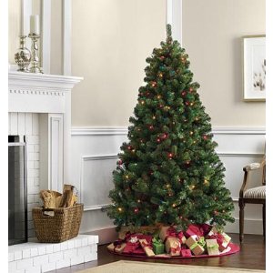 Trim A Home® 6.5' Van Buren Pine Pre-lit Christmas Tree with 500 Multi Colored Lights @ Kmart.com