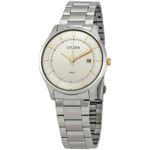 CITIZEN Quartz Silver Dial Men's and Women's Watches