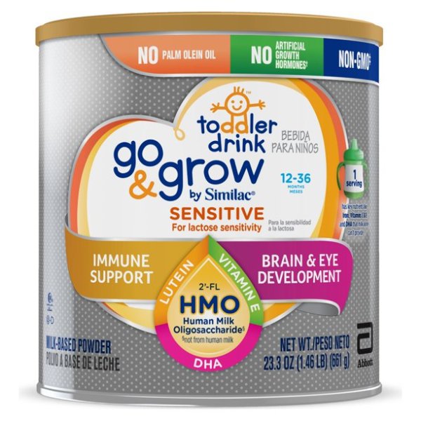 Go & Grow Sensitive 防乳糖不耐受2段奶粉 23.3 oz