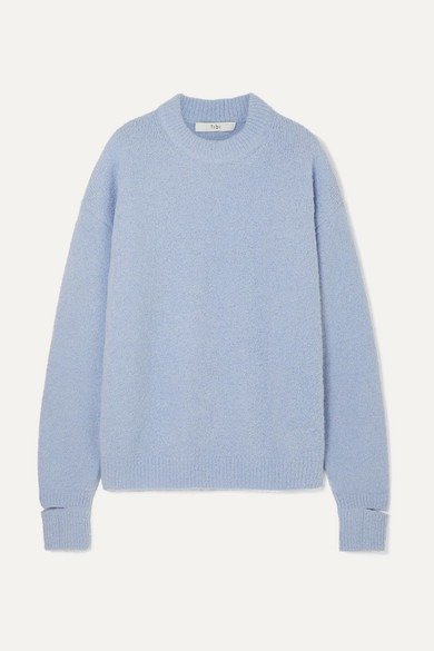Cutout alpaca-blend sweater