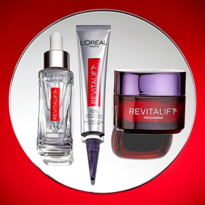 L'Oréal 火遍全网紫熨斗眼霜、玻尿酸、果酸焕肤安瓶来啦