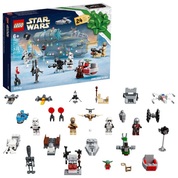 Star Wars Advent Calendar 75307 Building Toy for Kids (335 Pieces)