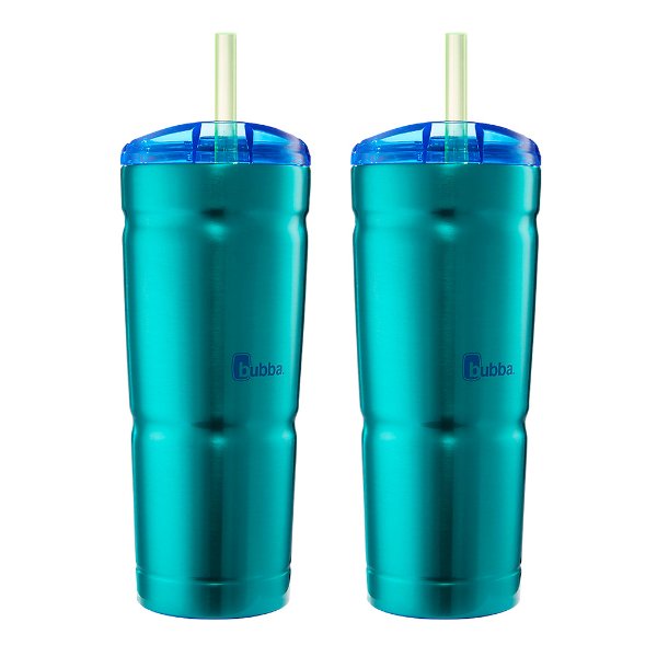 Envy S Vaccum-Insulated Stainless Steel Tumbler with Straw 2 pack, 24 oz