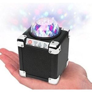 ION Audio Party On Ultra Compact Bluetooth Speaker with Built-In Party Lights