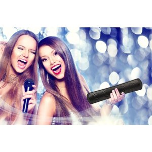  PartyMix Portable Bluetooth/NFC Speaker with Built-in Microphone and Easy Sync