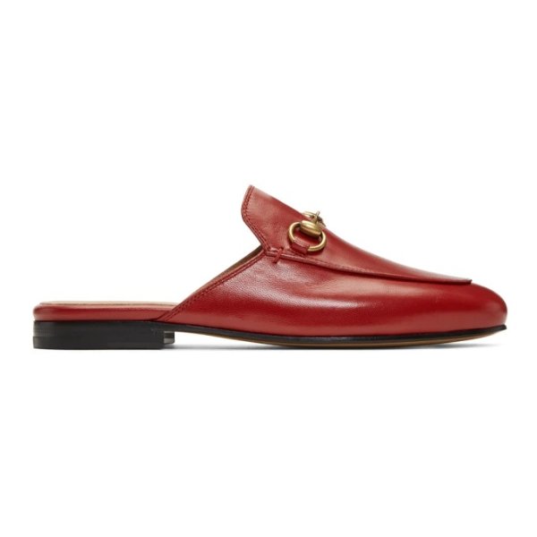- Red Princetown Slippers