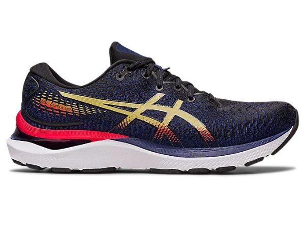 Men's GEL-CUMULUS 24 | Black/Olive Oil | Running Shoes | ASICS