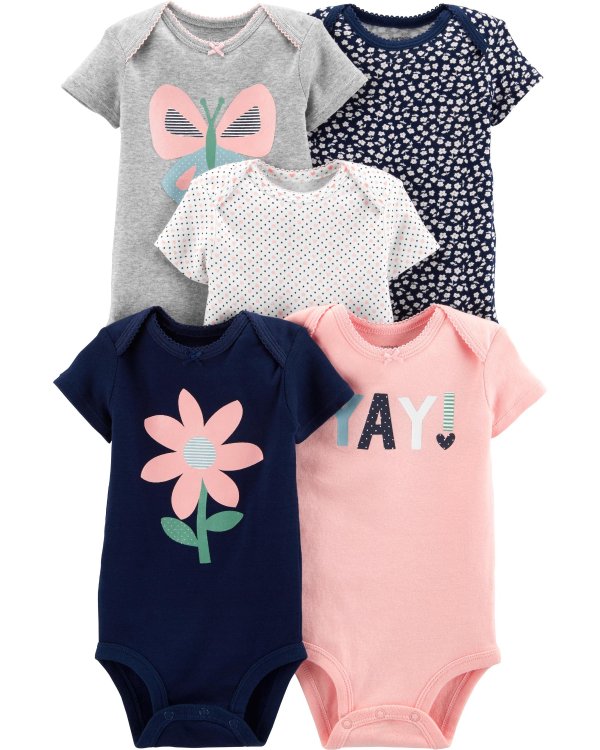 5-Pack Butterfly Original Bodysuits