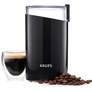 KRUPS Electric Coffee Grinder, Spice Grinder, Stainless Steel Blades, 3 Ounce, Black @ Amazon